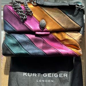 Kurt Geiger London Large Soho Kensington Rainbow Shoulder Bag